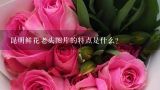 昆明鲜花老头图片的特点是什么?