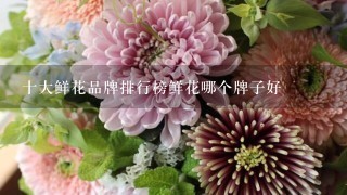 十大鲜花品牌排行榜鲜花哪个牌子好