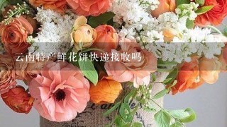 云南特产鲜花饼快递接收吗