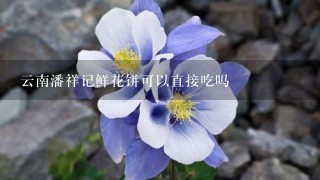 云南潘祥记鲜花饼可以直接吃吗