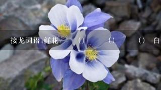 接龙词语:鲜花――（）――（）――（） 白云――（