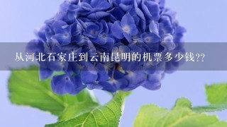 从河北石家庄到云南昆明的机票多少钱??