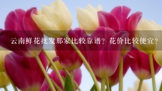 云南鲜花批发那家比较靠谱？花价比较便宜？而且服务比较好？