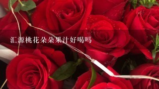 汇源桃花朵朵果汁好喝吗