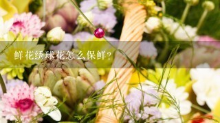 鲜花绣球花怎么保鲜?