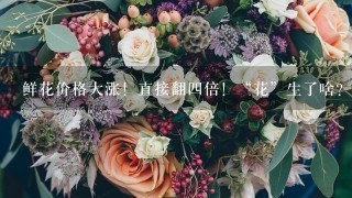 鲜花价格大涨！直接翻四倍！“花”生了啥？