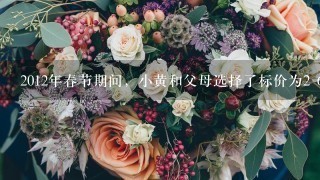 2012年春节期间，小黄和父母选择了标价为2 680元／人云南五日游，小黄在腾冲的地摊上花50元买了几件富有