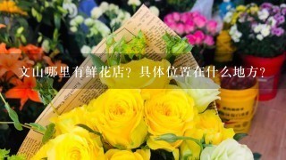 文山哪里有鲜花店？具体位置在什么地方？