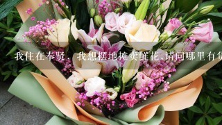 我住在奉贤，我想摆地摊卖鲜花,请问哪里有货源？