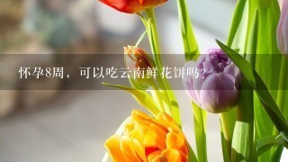 怀孕8周，可以吃云南鲜花饼吗？