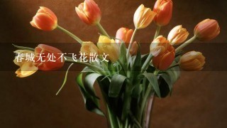 春城无处不飞花散文