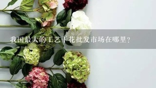 我国最大的工艺干花批发市场在哪里？