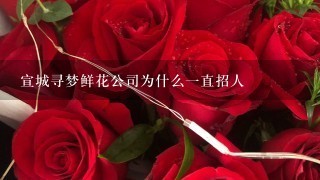 宣城寻梦鲜花公司为什么1直招人