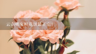 云南哪家鲜花饼最正宗？