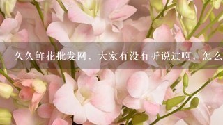 久久鲜花批发网，大家有没有听说过啊，怎么样？