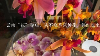 云南“花”寺庙，从不烧香只种花，韩红也来过，这是