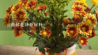 云南鲜花饼原材料