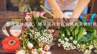 想开实体花店，哪里能找到昆明鲜花直供的供应商？