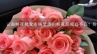 云南鲜花批发市场里面的鲜花品质高不高？价格贵吗