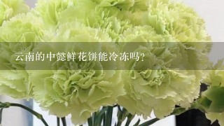 云南的中懿鲜花饼能冷冻吗？