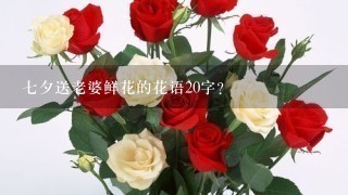 7夕送老婆鲜花的花语20字？