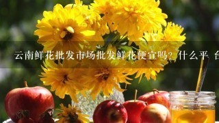 云南鲜花批发市场批发鲜花便宜吗？什么平 台好1点？