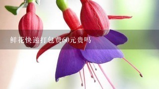 鲜花快递打包费60元贵吗