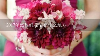 2017年怒族鲜花节在什么地方