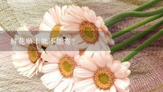 鲜花顺丰能不能寄？