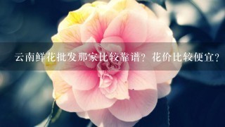 云南鲜花批发那家比较靠谱？花价比较便宜？而且服务