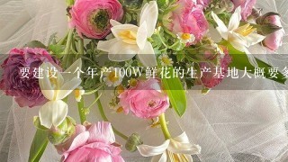 要建设1个年产100W鲜花的生产基地大概要多少土地