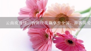 云南玫瑰饼、西湖桂花藕享誉全国，游客深爱的鲜花美食还有哪些？