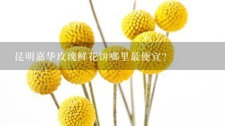 昆明嘉华玫瑰鲜花饼哪里最便宜？