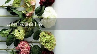 云南鲜花饼前十名