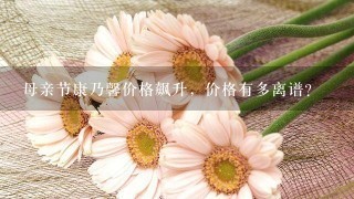 母亲节康乃馨价格飙升，价格有多离谱？