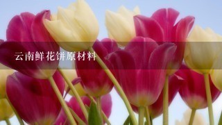 云南鲜花饼原材料