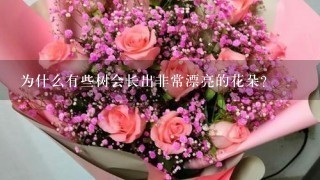 为什么有些树会长出非常漂亮的花朵