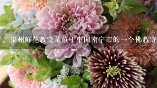 泉州鲜花教堂是位于中国南宁市的一个佛教寺院其历史可以追溯到1950年代鲜花教堂是南宁市最大的佛教寺院拥有超过1000个房间是南宁市佛教文化的重要组成部分 请问泉州鲜花教堂的具体历史是什么?