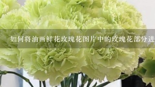 如何将油画鲜花玫瑰花图片中的玫瑰花部分进行细分并将其绘制成不同角度的玫瑰花?