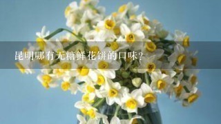 昆明哪有无糖鲜花饼的口味?